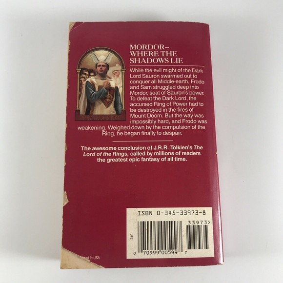 The Return Of The King by J.R.R. Tolkien LOTR Part 3 Paperback 1973 Ballantine - Picture 4 of 6